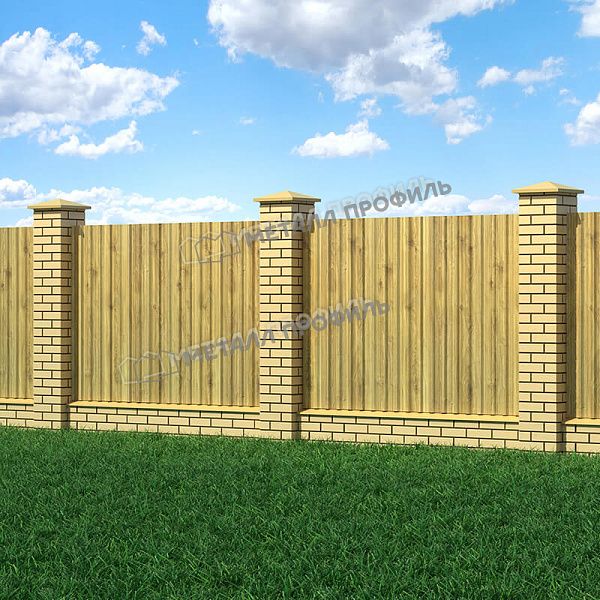 Профлист МЕТАЛЛ ПРОФИЛЬ МП-20x1100-B (ECOSTEEL_T-01-ЗолотойДуб-0,5), заказать, купить, стоимость, доставка, цена, москва