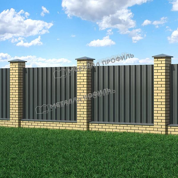 Профлист МЕТАЛЛ ПРОФИЛЬ Н-60x845-A NormanMP (ПЭ-01-7024-0,5), заказать, купить, стоимость, доставка, цена, москва