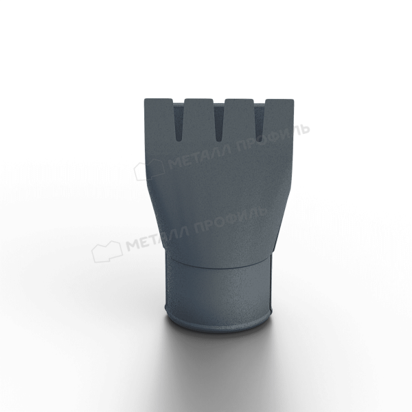 Воронка выпускная МЕТАЛЛ ПРОФИЛЬ Foramina Freeze D125/100 Grey купить в Москве цена с доставкой в Фелиз Хаус