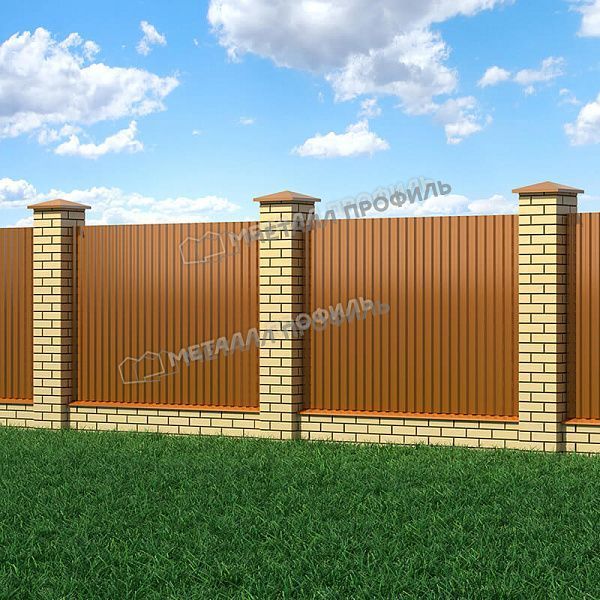 Профлист МЕТАЛЛ ПРОФИЛЬ С-21x1000-B (AGNETA_Д-20-Copper-0,5), заказать, купить, стоимость, доставка, цена, москва
