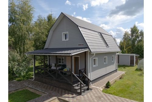 Металлочерепица Классик ("Classic") v01 0,5 Velur X RAL 7024 мокрый асфальт, заказать, купить, стоимость, доставка, цена, москва