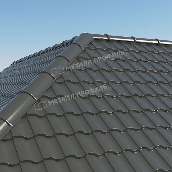 Металлочерепица МЕТАЛЛ ПРОФИЛЬ Монтекристо-M (PURETAN-20-RR23-0.5), заказать, купить, стоимость, доставка, цена, москва