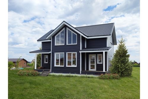 Металлочерепица Классик ("Classic") v01 0,5 PurLite M RAL 7016 антрацитово-серый, заказать, купить, стоимость, доставка, цена, москва