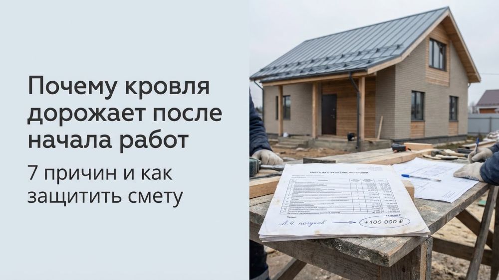 Почему кровля дорожает после начала работ: 7 причин и как защитить смету (Москва и МО) — Feliz House