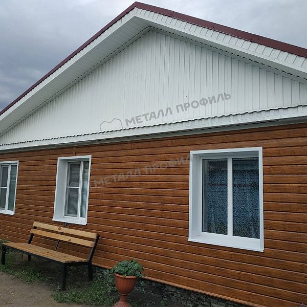 Сайдинг МЕТАЛЛ ПРОФИЛЬ Lбрус-15х240 (ECOSTEEL_T-01-ЗолотойДуб-0.5), заказать, купить, стоимость, доставка, цена, москва