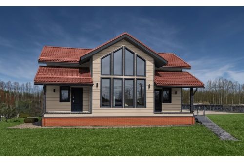 Металлочерепица Классик ("Classic") v01 0,5 Satin RAL 8004 терракота, заказать, купить, стоимость, доставка, цена, москва