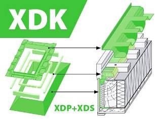Комплект окладов гидро-пароизоляционный Fakro XDK Фелиз Хаус