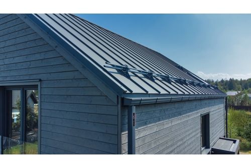 Кликфальц Pro Grand Line 0,5 GreenCoat Pural BT, matt с пленкой на замках RR2H3 (RAL 7016 антрацитово-серый), заказать, купить, стоимость, доставка, цена, москва