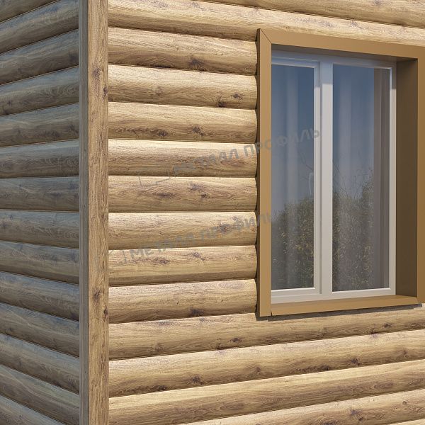 Сайдинг МЕТАЛЛ ПРОФИЛЬ Woodstock-28х330 (ECOSTEEL_T-12-Дуб-0.45), заказать, купить, стоимость, доставка, цена, москва