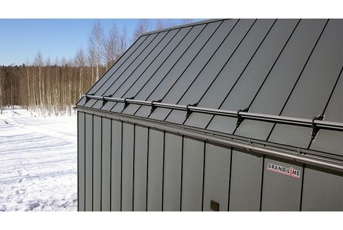 Колено 60 град Grand Line 90 мм RAL 7024 мокрый асфальт купить в Москве цена с доставкой в Фелиз Хаус