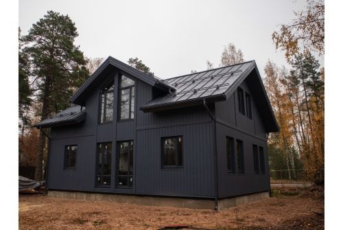 Кликфальц Grand Line 0,5 Satin с пленкой на замках RAL 7024 мокрый асфальт, заказать, купить, стоимость, доставка, цена, москва