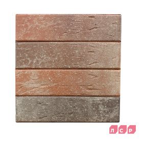 Облицовочный кирпич ЛСР красный флэш с пепельной посыпкой, рустик, 1 НФ