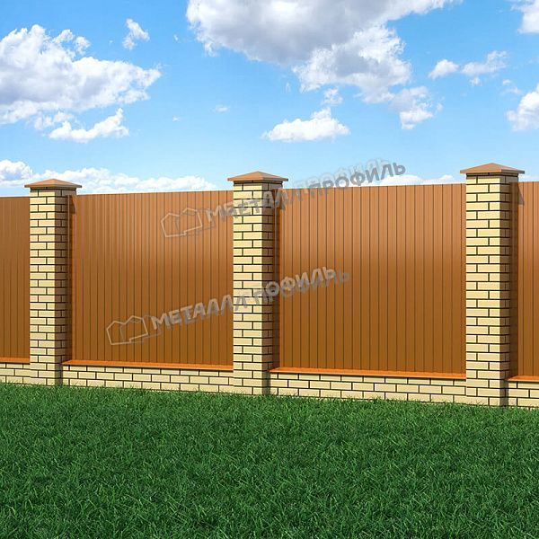 Профлист МЕТАЛЛ ПРОФИЛЬ С-8x1150-B (AGNETA_Д-20-Copper-0,5), заказать, купить, стоимость, доставка, цена, москва