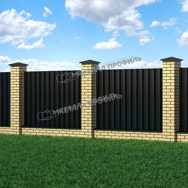 Профлист МЕТАЛЛ ПРОФИЛЬ Н-60x845-B (VikingMP E-20-9005-0,5), заказать, купить, стоимость, доставка, цена, москва