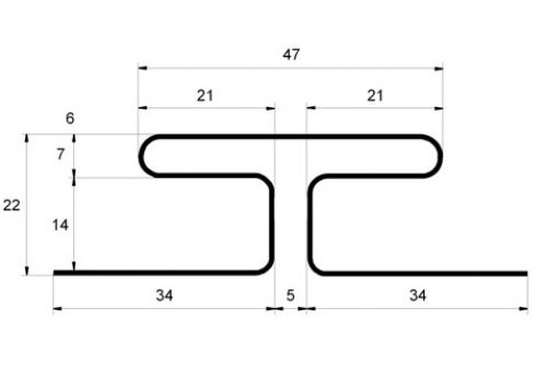 Профиль H соединительный Grand Line Standart белый (3,0м), заказать, купить, стоимость, доставка, цена, москва