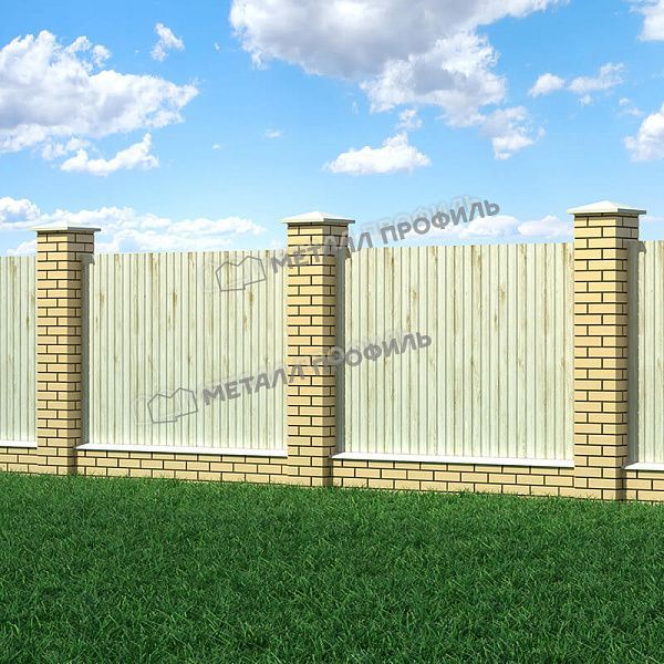 Профлист МЕТАЛЛ ПРОФИЛЬ МП-10x1100-B (ECOSTEEL_MA-01-Беленый Дуб-0,5), заказать, купить, стоимость, доставка, цена, москва
