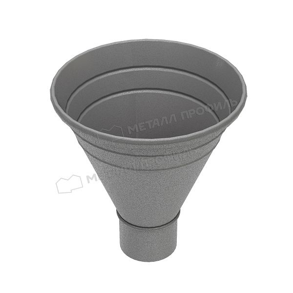 Воронка водосборная МЕТАЛЛ ПРОФИЛЬ Foramina Freeze D100/300 Grey купить в Москве цена с доставкой в Фелиз Хаус