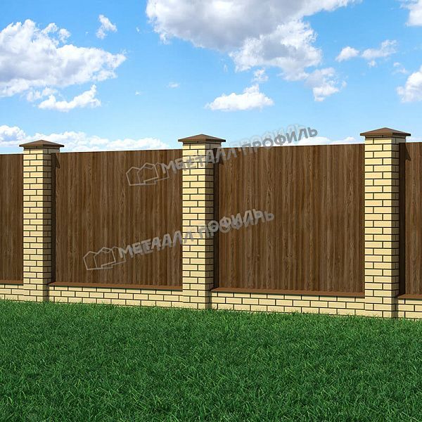 Профлист МЕТАЛЛ ПРОФИЛЬ МП-18x1100-A (ECOSTEEL_MA-01-МореныйДуб-0,5), заказать, купить, стоимость, доставка, цена, москва