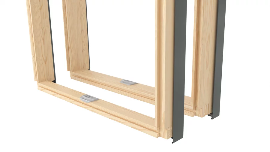 Мансардное окно RoofLITE+ Trio Pine AAY B1500