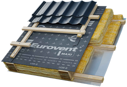 Диффузионная мембрана (ветрозащита) Eurovent MAXI Sk2 75м2/упак, заказать, купить, стоимость, доставка, цена, москва