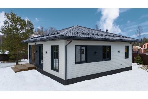 Металлочерепица "Кредо" ("Kredo") v01 0,5 Satin RAL 7016 антрацитово-серый, заказать, купить, стоимость, доставка, цена, москва