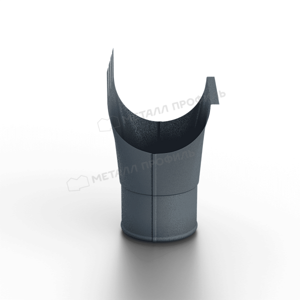 Воронка выпускная МЕТАЛЛ ПРОФИЛЬ Foramina Freeze D125/100 Grey купить в Москве цена с доставкой в Фелиз Хаус