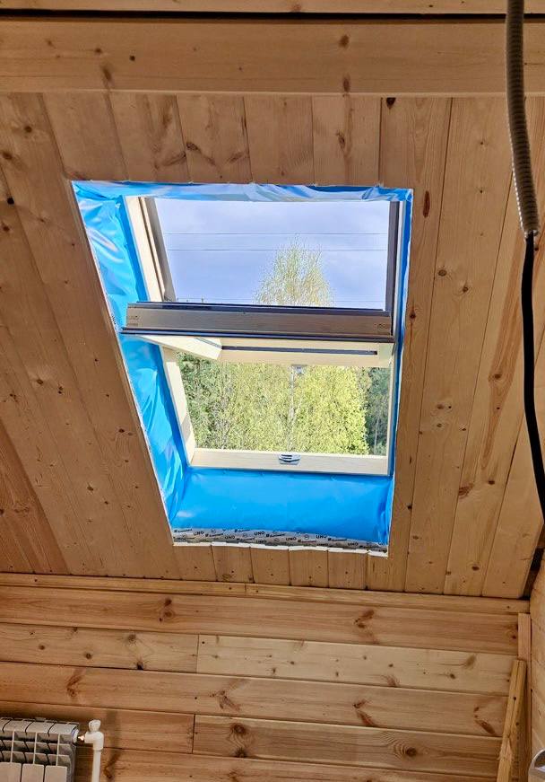 Монтаж мансардных окон RoofLITE 78×118