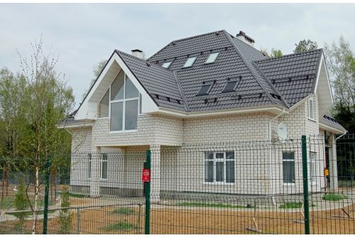Металлочерепица Классик ("Classic") v01 0,5 Satin RAL 7004 сигнальный серый, заказать, купить, стоимость, доставка, цена, москва
