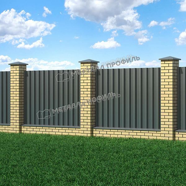 Профлист МЕТАЛЛ ПРОФИЛЬ Н-60x845-B (VikingMP E-20-7024-0,5), заказать, купить, стоимость, доставка, цена, москва