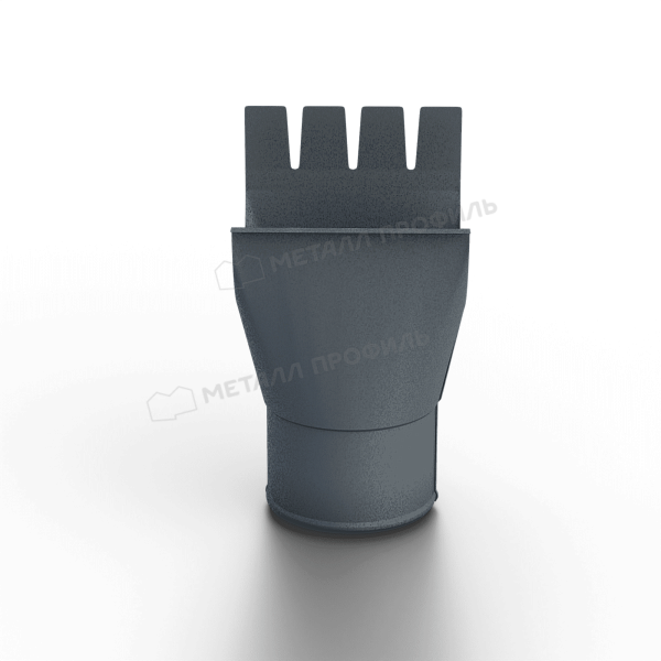 Воронка выпускная МЕТАЛЛ ПРОФИЛЬ Foramina Freeze D125/100 Grey купить в Москве цена с доставкой в Фелиз Хаус