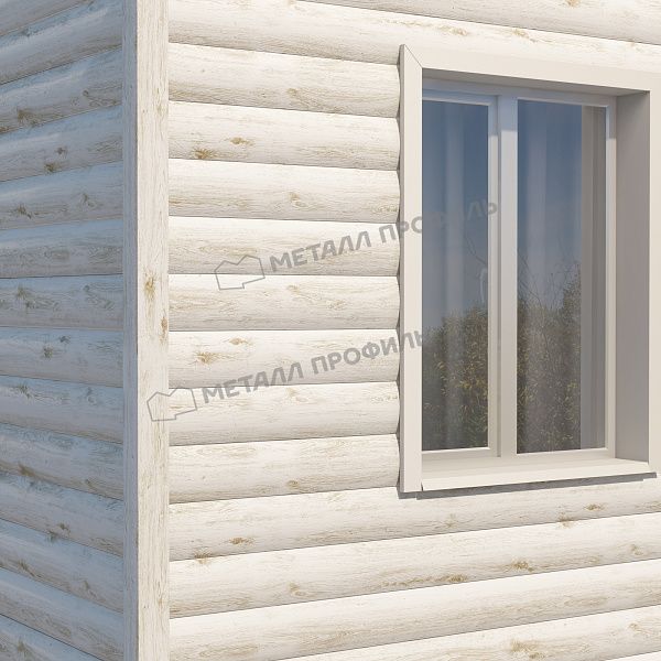 Сайдинг МЕТАЛЛ ПРОФИЛЬ Woodstock-28х330 (ECOSTEEL_MA-01-Беленый Дуб-0.5), заказать, купить, стоимость, доставка, цена, москва