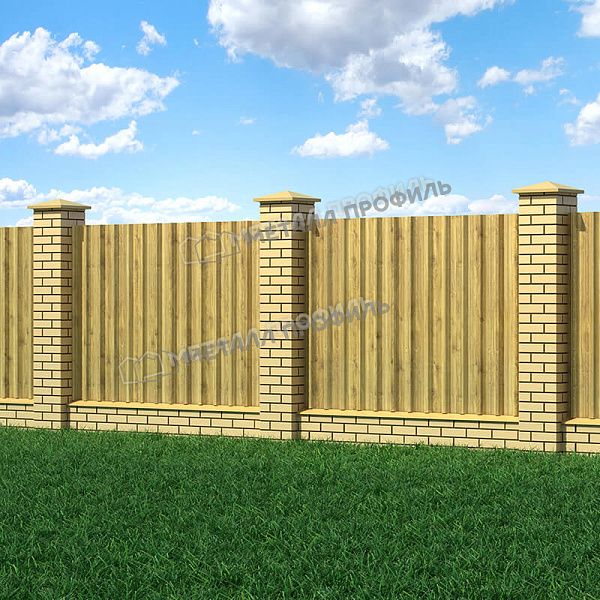 Профлист МЕТАЛЛ ПРОФИЛЬ С-44x1000-A (ECOSTEEL_T-01-ЗолотойДуб-0,5), заказать, купить, стоимость, доставка, цена, москва