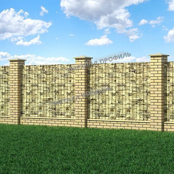 Профлист МЕТАЛЛ ПРОФИЛЬ МП-20x1100-B (ECOSTEEL-01-Песчаник-0,5), заказать, купить, стоимость, доставка, цена, москва