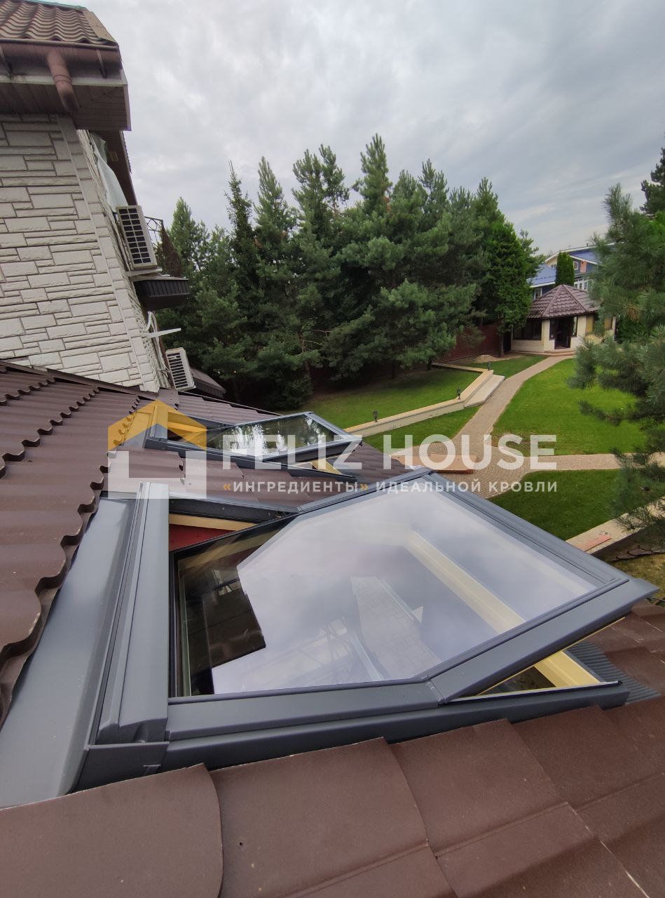 Монтаж мансардных окон VELUX GLL 114*140