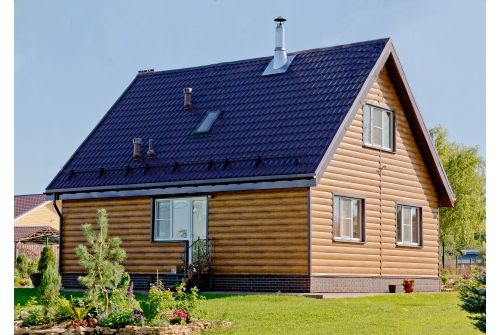 Металлочерепица Классик ("Classic") v01 0,5 Satin RAL 8017 шоколад, заказать, купить, стоимость, доставка, цена, москва