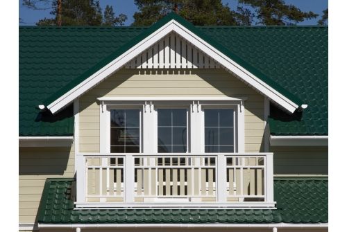 Металлочерепица Классик ("Classic") v01 0,5 Satin RAL 6005 зеленый мох, заказать, купить, стоимость, доставка, цена, москва