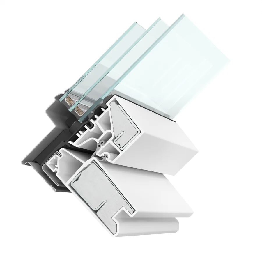 Мансардное окно RoofLITE+ Trio PVC APY B1500