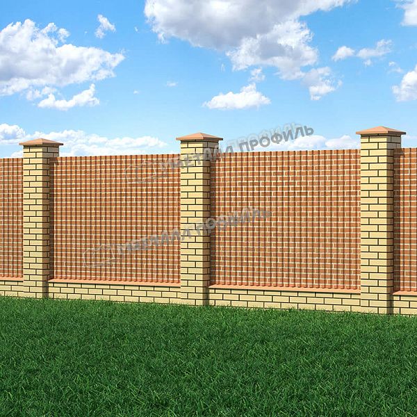 Профлист МЕТАЛЛ ПРОФИЛЬ С-21x1000-A (ECOSTEEL-01-Кирпич-0,5), заказать, купить, стоимость, доставка, цена, москва