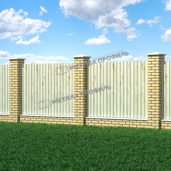 Профлист МЕТАЛЛ ПРОФИЛЬ МП-20x1100-B (ECOSTEEL_MA-01-Беленый Дуб-0,5), заказать, купить, стоимость, доставка, цена, москва
