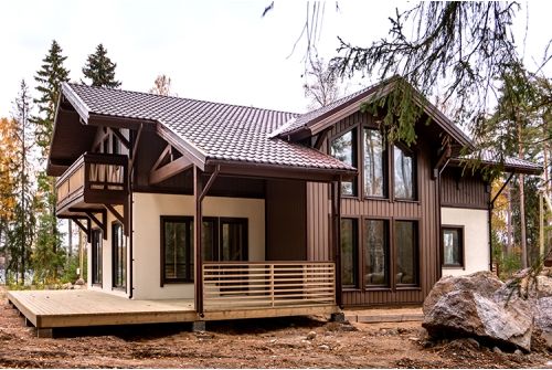 Металлочерепица Классик ("Classic") v01 0,5 Satin RAL 8017 шоколад, заказать, купить, стоимость, доставка, цена, москва