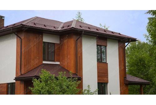 Труба круглая соединительная Grand Line 90мм 1м RAL 8017 шоколад купить в Москве цена с доставкой в Фелиз Хаус