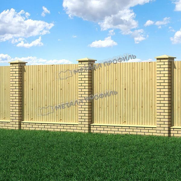 Профлист МЕТАЛЛ ПРОФИЛЬ МП-18x1100-B (ECOSTEEL-01-Сосна-0,5), заказать, купить, стоимость, доставка, цена, москва