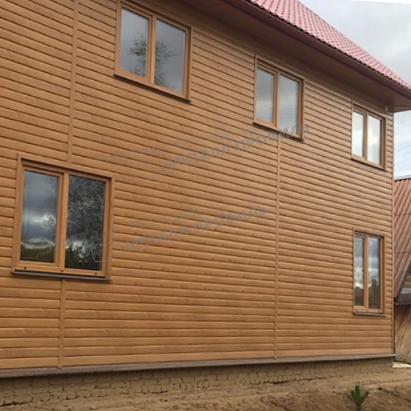 Сайдинг МЕТАЛЛ ПРОФИЛЬ Lбрус-XL-14х335 (ECOSTEEL-01-Сосна-0.5), заказать, купить, стоимость, доставка, цена, москва