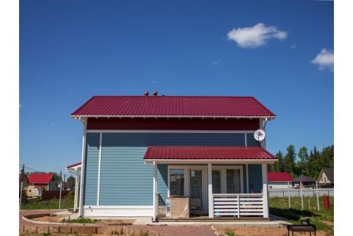 Металлочерепица Классик ("Classic") v01 0,5 Satin RAL 3005 красное вино, заказать, купить, стоимость, доставка, цена, москва