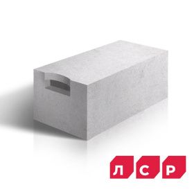 Газобетонный блок ЛСР D500, 625×375×250 мм