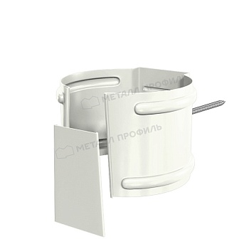 Держатель трубы (на кирпич) МЕТАЛЛ ПРОФИЛЬ Foramina PUR D100 Ral 9010 купить в Москве цена с доставкой в Фелиз Хаус