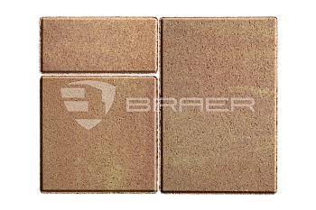 Тротуарная плитка BRAER Старый город Ландхаус, Color Mix Рассвет, 80 мм