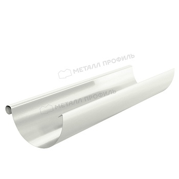 Желоб водосточный МЕТАЛЛ ПРОФИЛЬ Foramina PUR D125х3000 Ral 9010 купить в Москве цена с доставкой в Фелиз Хаус