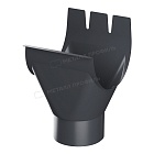 Воронка выпускная МЕТАЛЛ ПРОФИЛЬ Foramina PUR D150/100 Ral 7024