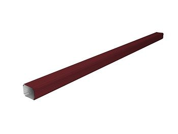 Труба гофрированная Vortex Lite 76х102х3000мм PE RAL 3005 красное вино купить в Москве цена с доставкой в Фелиз Хаус